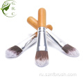 Кисть для тональной основы Mini Bamboo Make Up Foundation Brush